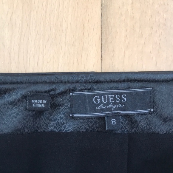 Guess Pleather Mini Skirt - Picture 3 of 5